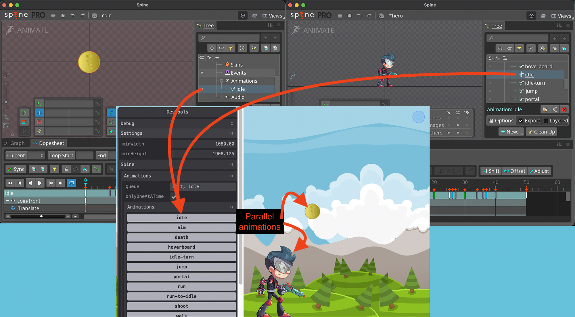 Animation Control example