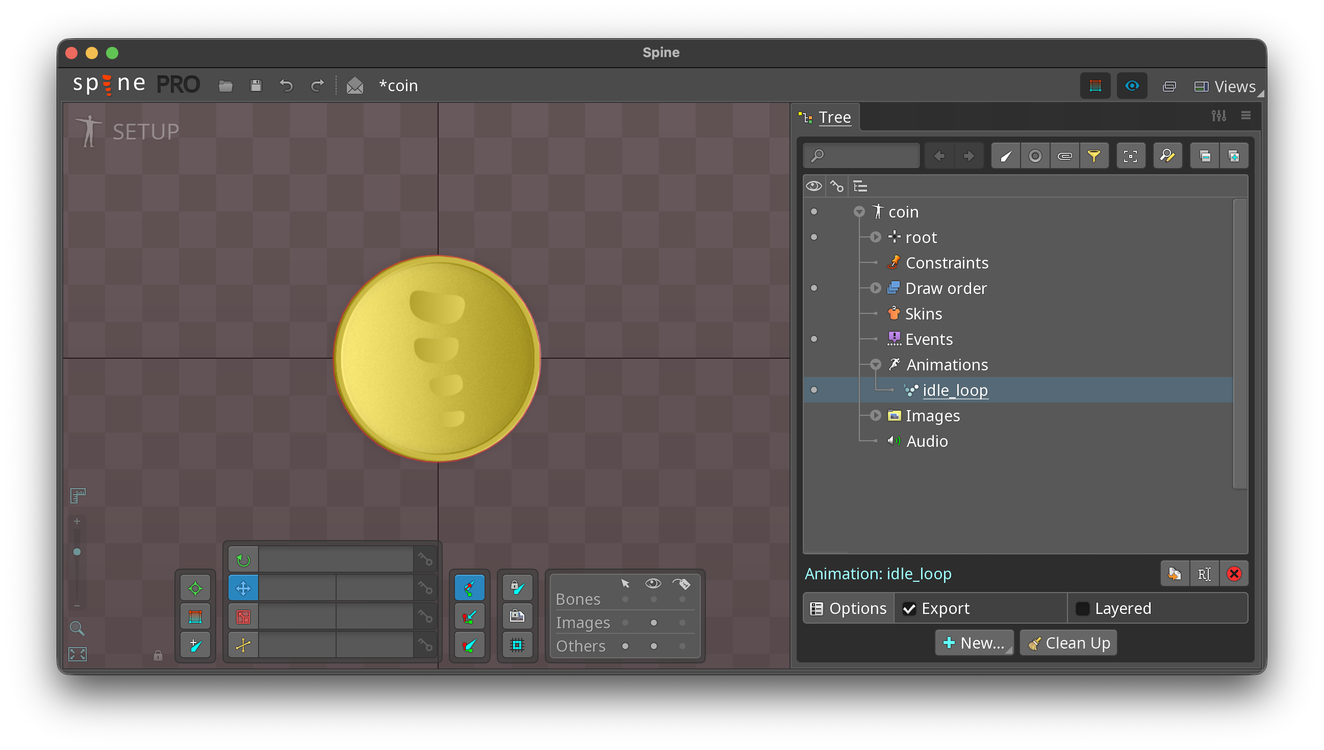 Animation looping example